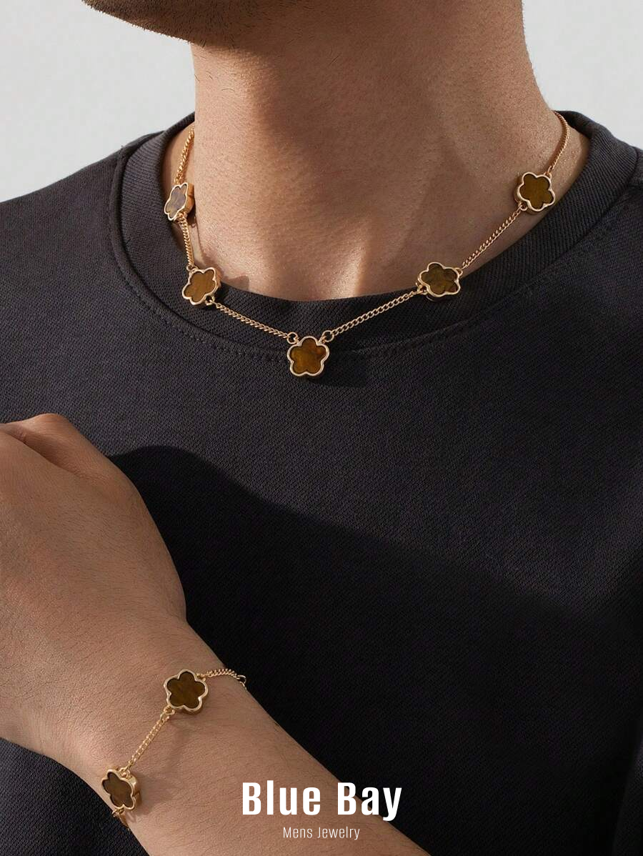 סט שרשרת + צמיד תילתן